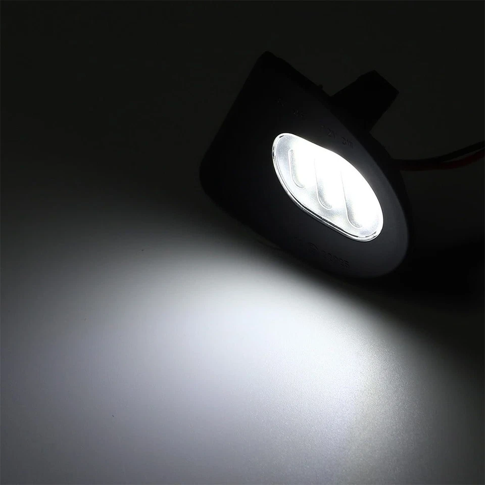 Pair Side LED Lights Mirror Puddle Fit Dodge RAM 4500 5500 2011-2018 Truck Lamps - Image 4 of 4