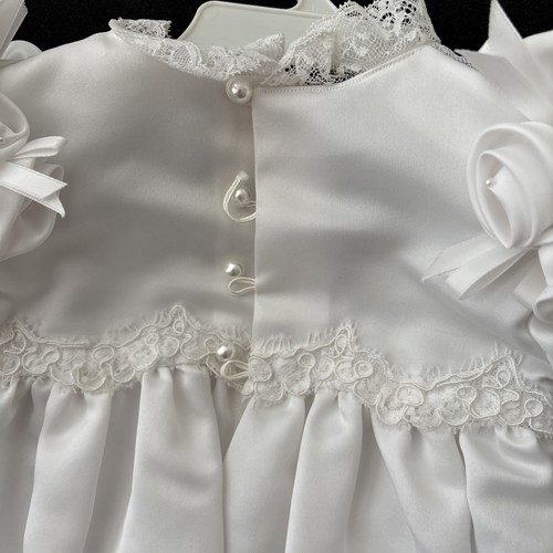 RM Originals Vintage Baptism Christening Gown & Bonnet MSRP $275.00 & Booties - Picture 4 of 6
