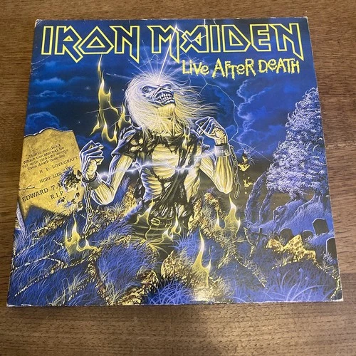 Iron Maiden Live After Death 2xLP vinyl record album Original 1985 Heavy Metal