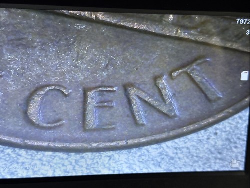 1970 D Lincoln memorial Penny weak / missing FG initials - Picture 9 of 11