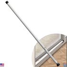 DIIG Adjustable Sliding Door Security Bar 17.7-50.5in with Rubber Tips - White