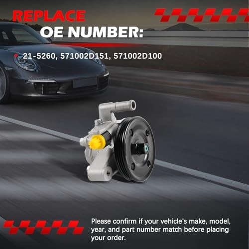 Bomba de dirección asistida apta para Elantra 2001-2005 21-5260 para Elantra 2001-2005 - Imagen 4 de 8