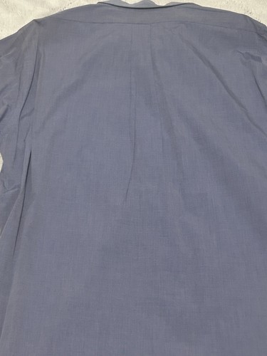 Camisa de vestir Brooks Brothers para hombre Regent Fit talla 17-34 azul oscuro sin planchar - Imagen 11 de 18
