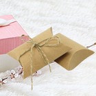  50 Pcs Pillow Paper Candy Box Boxes for Sweets Wedding Gift Favor