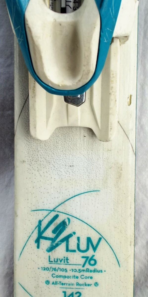 17-18 K2 Luvit 76 Used Women's Demo Skis w/Bindings Size 17-18 K2 Luvit 76 Used Women's Demo Skis w/Bindings Size