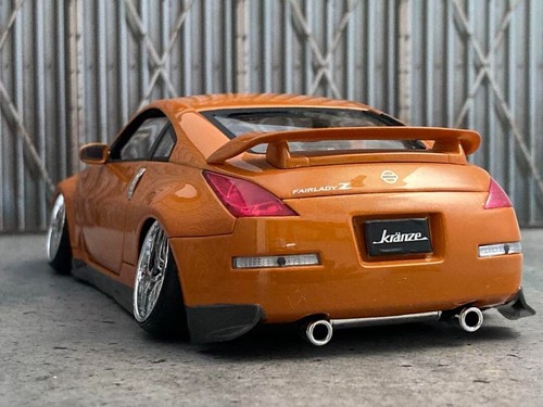 JDM Street Car Legend NISSAN FAIRLADY 350Z Low Down Diecast Model Car Scale 1:24 - Picture 6 of 20