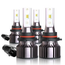 For Chevy S10 Pickup 1994-2004 Led Headlight Bulbs White Highlow Beam 9005 9006 For Chevy S10 Pickup 1994-2004 Led Headlight Bulbs White Highlow Beam 9005 9006