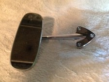 VW Inside CHROME REAR VIEW MIRROR #113857 511C   mirror good, chrome  some marks