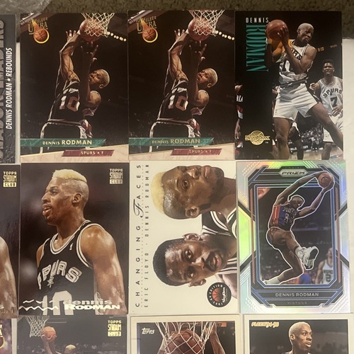 Dennis Rodman Detroit Pistons/San Antonio Spurs NBA 19 Card Lot - Picture 3 of 5