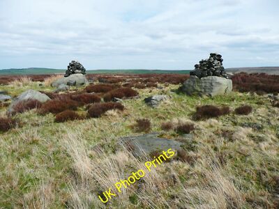 Photo 6x4 The Two Lads, Sowerby Cragg Vale/SE0023 These are cairns of un c2015