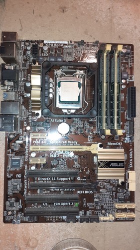 ASUS H87-PRO, LGA 1150/SockeL H3, Intel (90-MB0E90-M0EAY5) Motherboard/ Ram/ i 7 - Bild 2 von 3