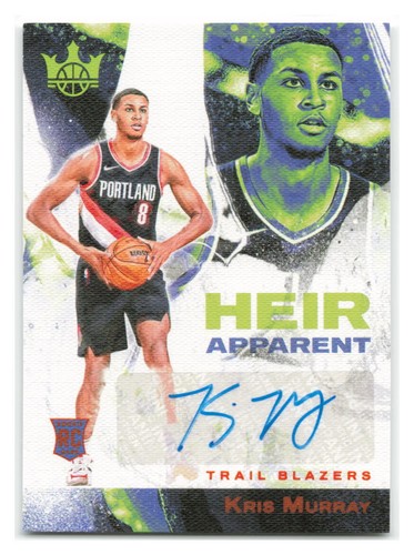 Kris Murray 2023-24 Panini Court Kings Heir Apparent Amber AUTO SN #/75 #HA-KMT - Picture 1 of 2