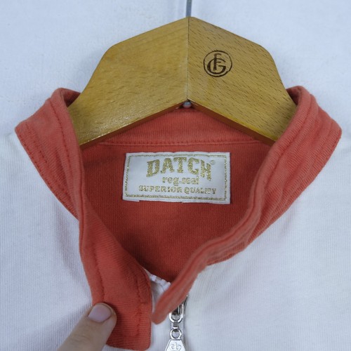 Felpa Dutch Taglia M Donna Cotone Arancione Sportivo Big Logo Moderno Zip - Imagen 4 de 4