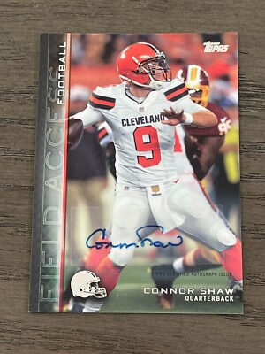 2015 Topps Field Access Autographs Connor Shaw #3 Cleveland Browns