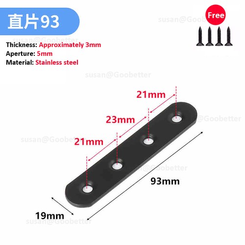 Flat Steel Mending Fixing Repair Corner Reinforcing Angle T Plates Bracket Brace - Picture 65 of 69
