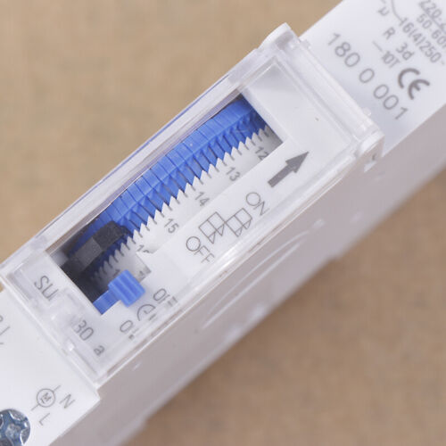 SUL180A 220V 16A Battery Din Rail Mechanical Timer Switch 24 Hours Relay Switch - Picture 6 of 12