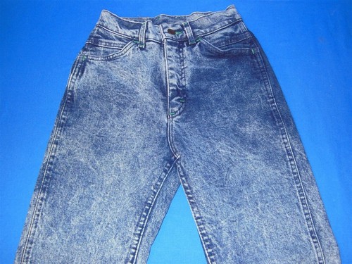 Vintage Pantalon Jeans haute des 80 Acid pour Jeans années femmes Wash taille Lee Denim wqfCAEt