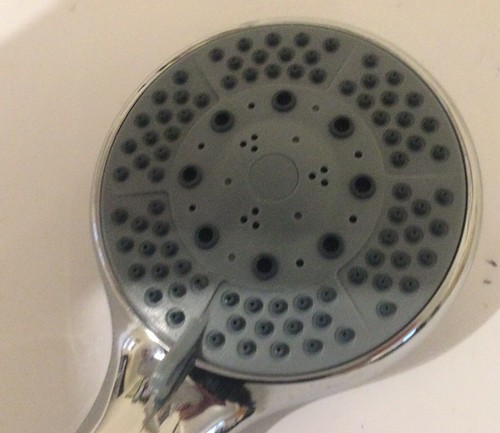 Universal Shower Head High Pressure Chrome 5 Mode Adjustable Water Saving Large - Picture 2 of 3