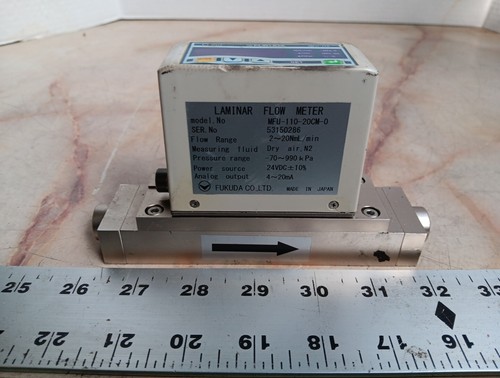 FUKUDA LAMINAR DURCHFLUSSMESSER MFU-110-20CM-0 - 30 TAGE GARANTIE - Bild 2 von 6
