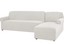 chun yi stretch section couch cover l-shaped sofa slipcover elastic bottom 2 pc
