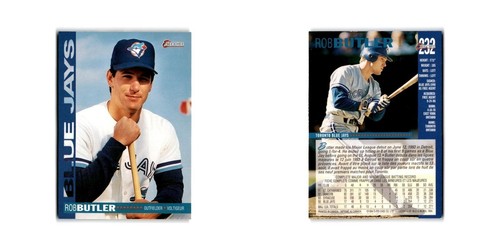 Rob Butler 1994 O-Pee-Chee #232 Toronto Blue Jays Baseball Card NM - Picture 3 of 3
