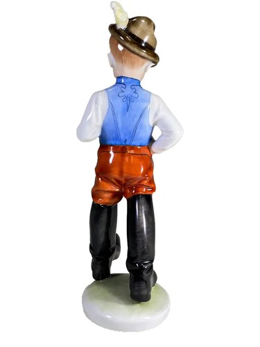 Herend Porzellan Figur ""Junge in großen Stiefeln - Bild 5 von 6