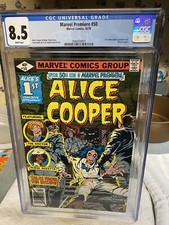 Marvel Premiere # 50 CGC 8.5 1ST App  Alice Cooper..ALICE COOPER FROM THE INSIDE