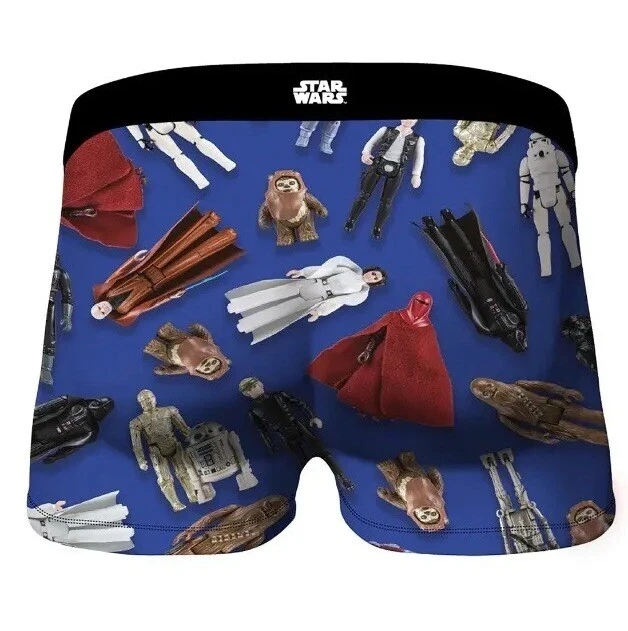 Figura de acción Disney Star Wars para hombre calzoncillos boxer locos azules talla mediana ~ nuevos Foto 2 de 2