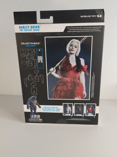 McFarlane DC Suicide Squad HARLEY QUINN 7" Action Figure Build-A-King Shark NEW - Bild 3 von 8