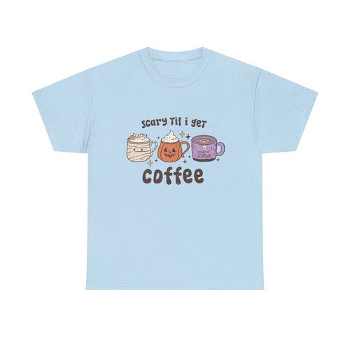 Lustiges Tshirt Kaffee Tshirt Halloween Shirt Kürbis Tee Herbst Kaffeetasse - Bild 34 von 41