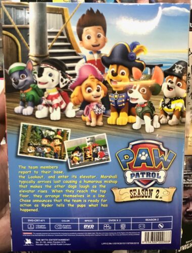 PAW Patrol (Season 2: Chapter 1 - 26) ~ All Region ~ Brand New & Seal ~ DVD - Picture 2 of 6