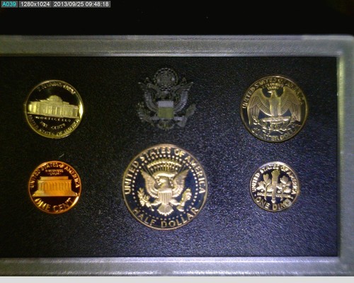 1983 -S 1C - 50C Proof Set in holder from mint - Picture 2 of 2
