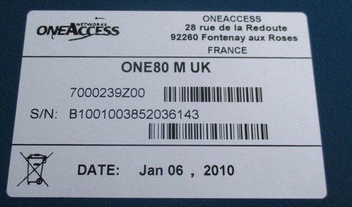 OneAccess One 80 4-Port Secure Multi-SHDSL Business IP Netzwerk Router 7000239Z00 - Bild 4 von 4