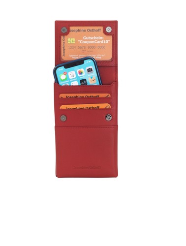 Funda de móvil DÜSSELDORF de cuero auténtico con protección RFID (101) - Imagen 3 de 6