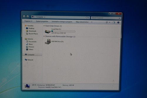 Windows 7 Pro 32-Bit HP EliteDesk 800 G1 SFF Intel Quad Core i7-4790 4GB 500GB - Afbeelding 3 van 12