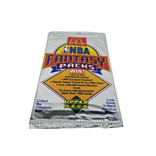 1992-93 Upper Deck NBA Basketball McDonald’s Foil Fantasy Packs Jordan Shaq RC? - Bild 6 von 6