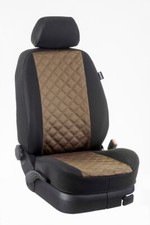 MCC Smart Fortwo (Typ 453) Maß Sitzbezüge Vordersitzbezüge: Kunstleder/braun