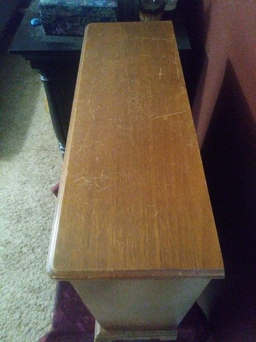 Große Vintage Schmuckschatulle mit Spieluhr aus Holz - Bild 9 von 12