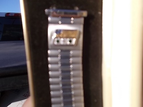 Älteres Speidel Armbanduhrband BECTON DICKINSON JEWELED Diamant? Grüner Edelstein - Bild 8 von 11