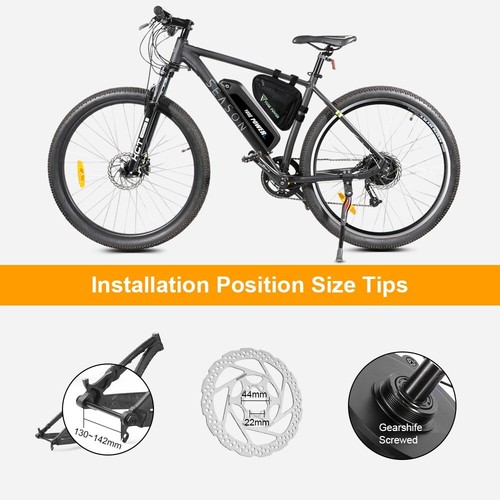 36V Ebike Conversion Kit 28"(700C) Wheel with Rear Motor Bicycle Fit Freewheel - Picture 8 of 12