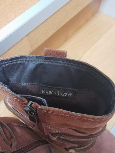 Marco Tozzi, Boots, Stiefelletten, Leder, Gr. 38,Braun, Gefüttert - Bild 5 von 8