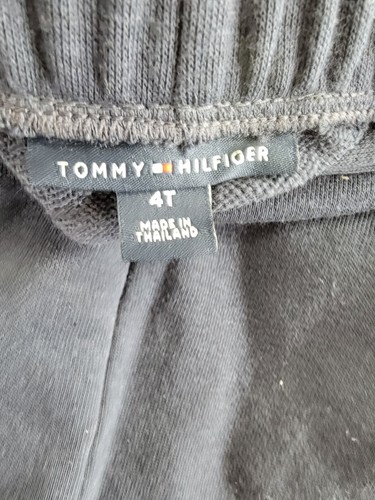 Tommy Hilfiger Signature Logo Pants Toddler Girls 4T Navy Elastic Waist Pull On~ - Picture 15 of 17