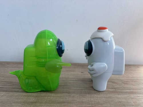 Among Us Series 2 Action Figure 17cm Orange + Glow In The Dark & White VGC - Picture 6 of 7