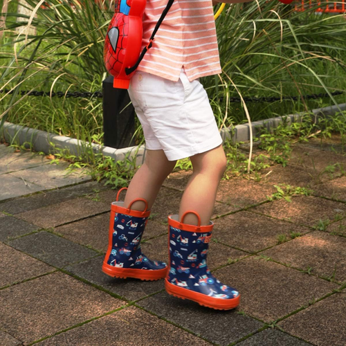 Toddler Rain Boots for Kids Unisex Kids Rain Boots for Boys and Girls, Handmade - Picture 6 of 12
