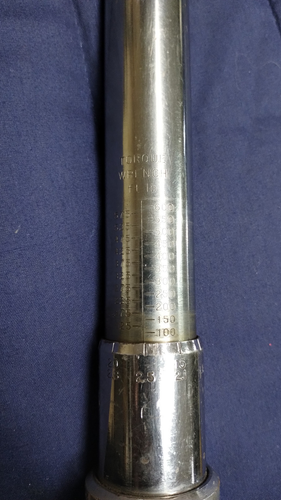 Williams HTW-4RCF Torque Wrench 15.6-84.7m-kgs 3/4in 100-600 Ft-Lb 43" long - Picture 10 of 11