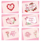 1 Set Mother's Day Cards Shopping Costumer Thank Cards Greeting Thank You Cards
