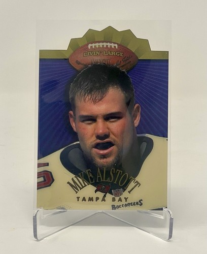 Mike Alstott 1997 Collectors Edge Livin Large INSERT CARD #19 Buccaneers - Bild 1 von 2
