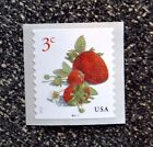 2017Usa #5201 3c Strawberries - Plate Number Coil Single - Pnc Mint strawbrerry
