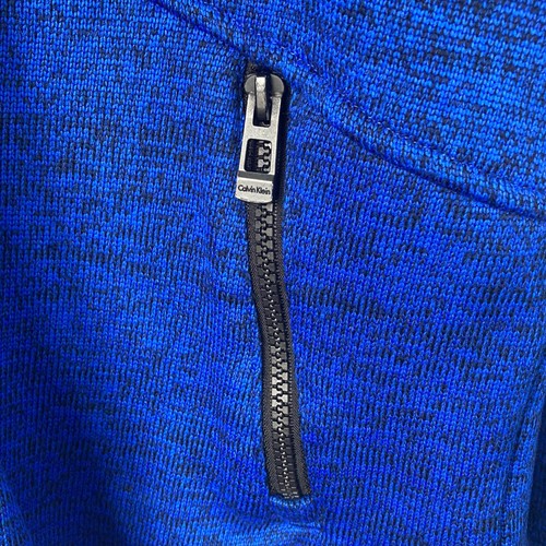 Calvin Klein Performance Fleece Jacket Medium Women's Full Zip Quick Dry Blue - Picture 11 of 18