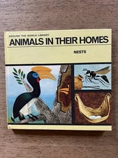 Animals In their Homes, Nests:Barbara Hanford,Illustr,1967,HC, Great Shape Vtg